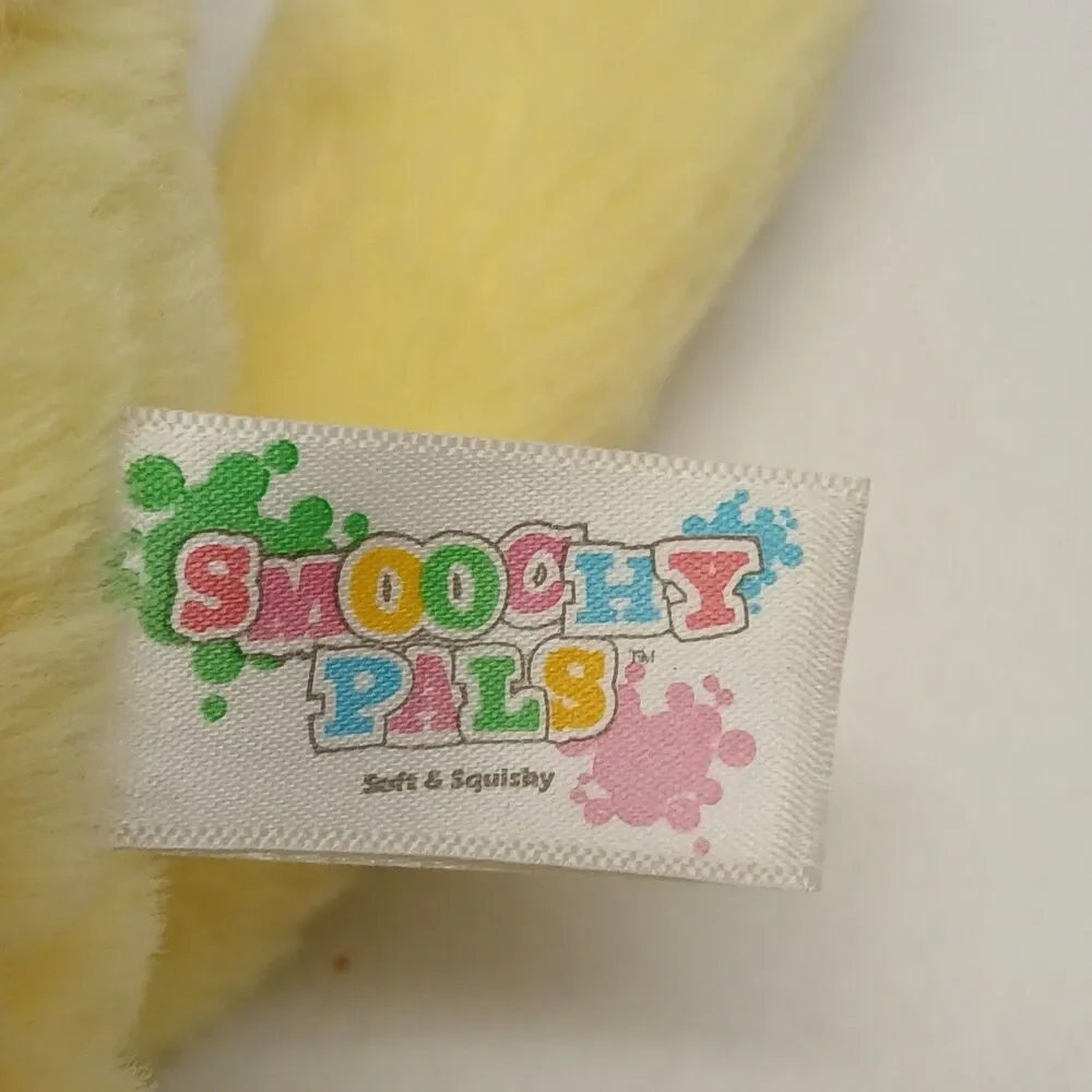 🔥Smoochy Pals Soft & Squishy Stuffed Plush Animal Toy Doll Yellow Smiley Heart